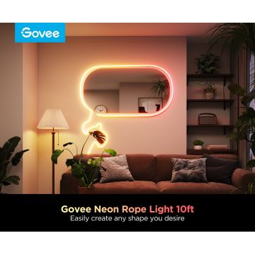 Govee - Neon 2 MATTER ohebný LED pásek 3m RGBIC Wi-Fi IP67