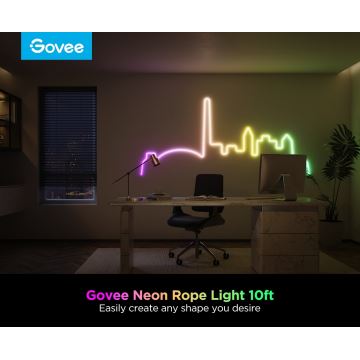 Govee - Neon 2 MATTER ohebný LED pásek 3m RGBIC Wi-Fi IP67