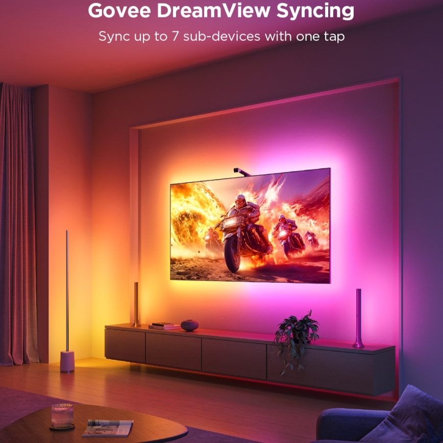 Govee - TV Backlight 3 Lite TV 55-65" SMART LED podsvícení RGBICW Wi-Fi IP67 + dálkové ovládání