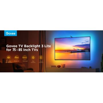 Govee - TV Backlight 3 Lite TV 75-85" SMART LED podsvícení RGBICW Wi-Fi IP67 + dálkové ovládání