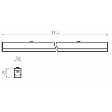 Greenlux GXPR068 - LED Zářivkové svítidlo PROFI LINEAR II LED/36W/230V 4000K