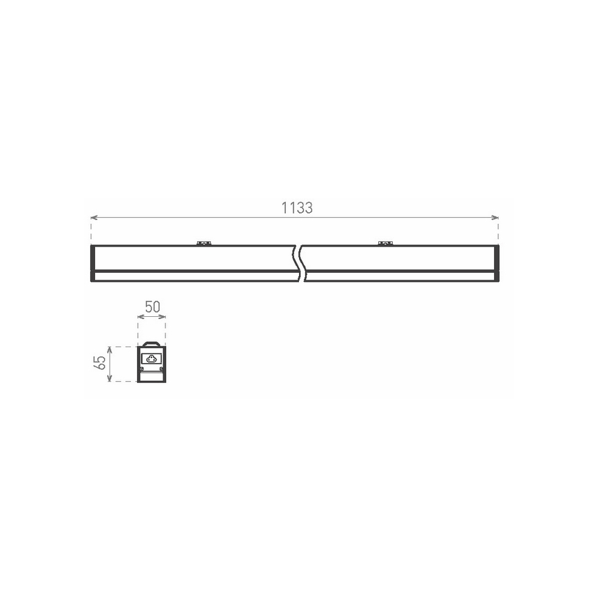 Greenlux GXPR068 - LED Zářivkové svítidlo PROFI LINEAR II LED/36W/230V 4000K