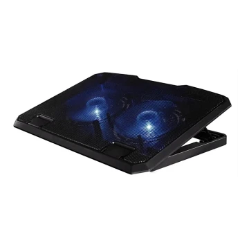 Hama - Chladící podložka pro notebook 2x ventilátor USB černá