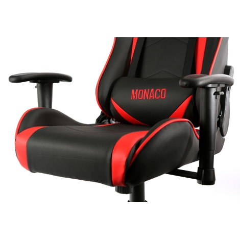 Herní židle VARR Monaco černá/červená