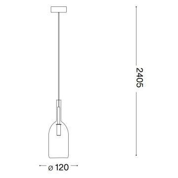 Ideal Lux - LED Lustr na lanku EMPIRE 1xG9/3W/230V