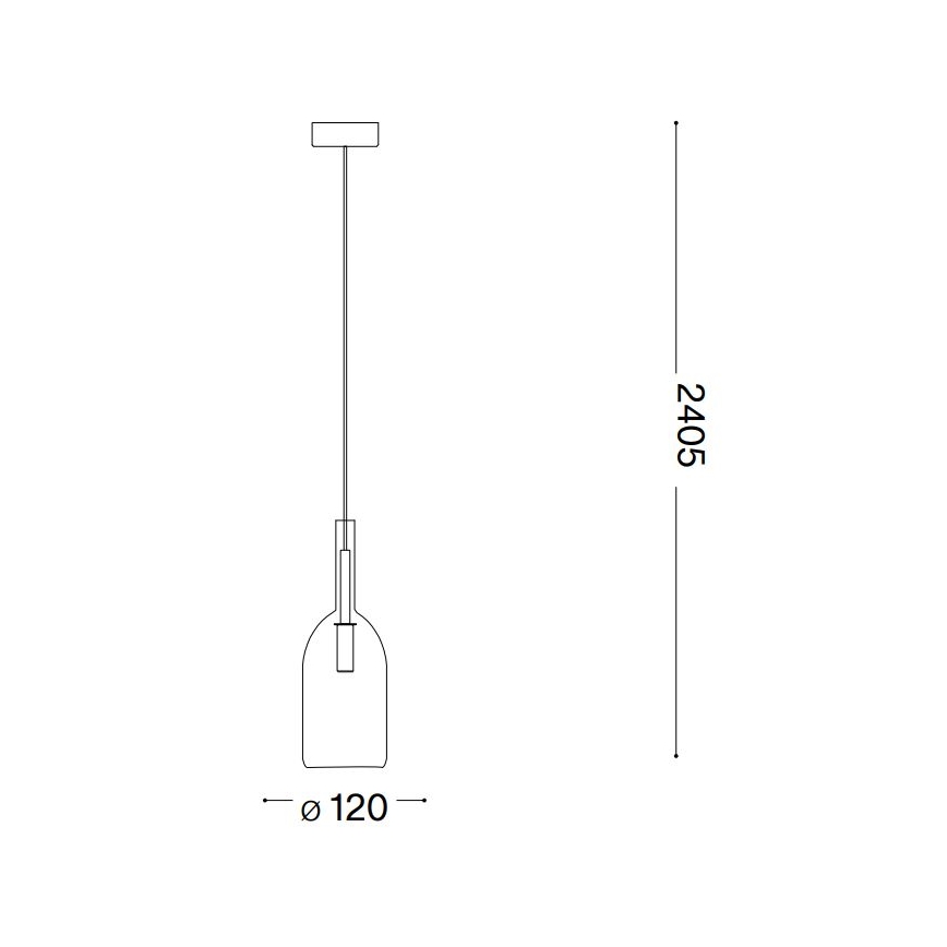 Ideal Lux - LED Lustr na lanku EMPIRE 1xG9/3W/230V