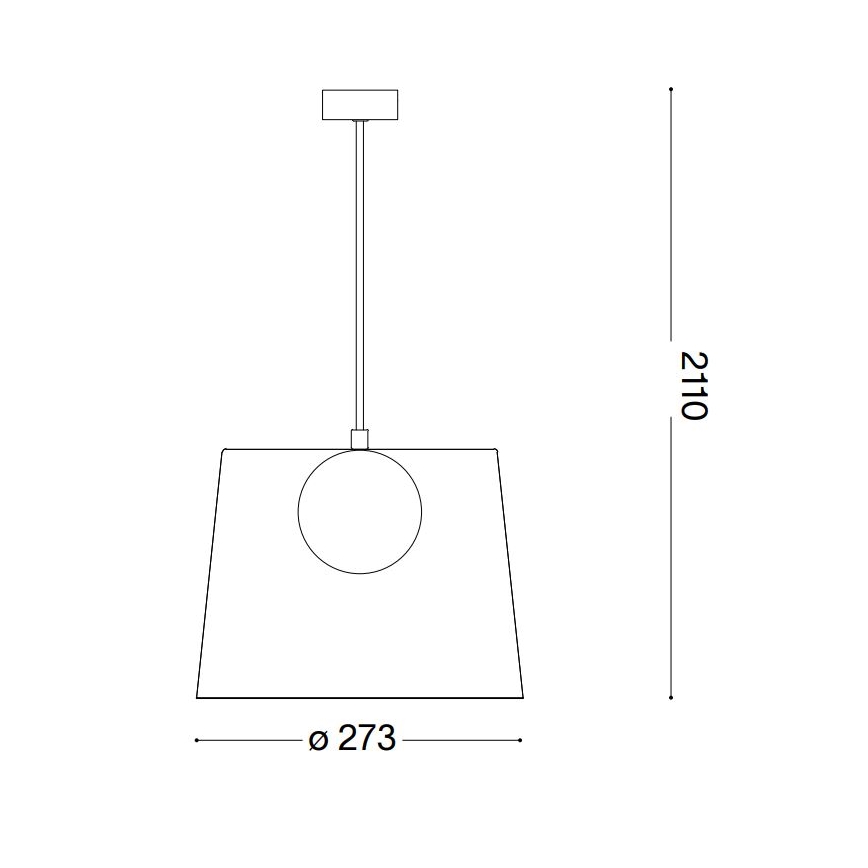 Ideal Lux - LED Lustr na lanku FADE 1xG9/3W/230V šedá