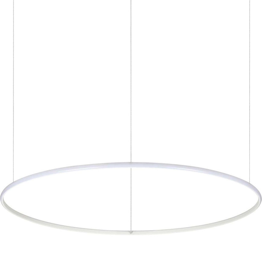 Ideal Lux - LED Lustr na lanku HULAHOOP LED/46W/230V pr. 100 cm bílá