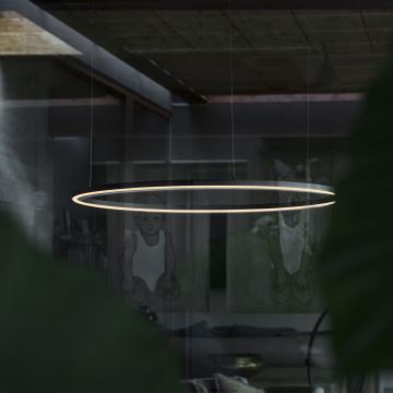 Ideal Lux - LED Lustr na lanku ORACLE LED/55W/230V pr. 90 cm černá