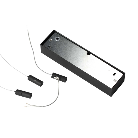 Ideal Lux - LED Lustr na lanku ORACLE SLIM LED/32W/230V pr. 50 cm černá