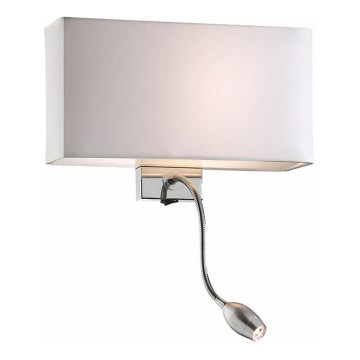 Ideal Lux - LED Nástěnné svítidlo 1xE27/60W/230V + 1x1W/LED