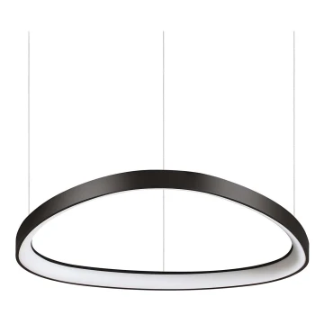 Ideal Lux - LED Stmívatelný lustr na lanku GEMINI LED/48W/230V pr. 61 cm černá