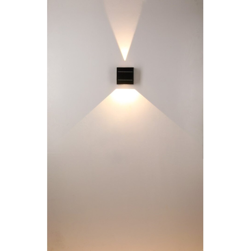 LED Solární nástěnné svítidlo LED/2W/3,7V 4000K IP44