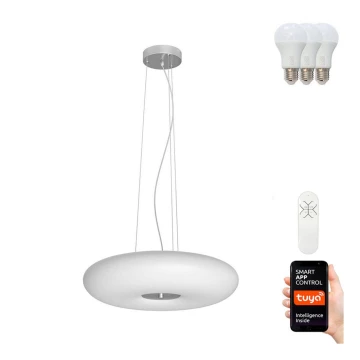 Immax NEO 07059L - LED RGBW Stmívatelný lustr na lanku FUENTE 3xE27/8,5W/100-240V 40 cm + dálkové ovládání Tuya