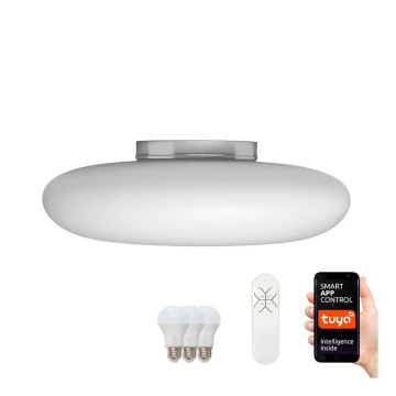 Immax NEO 07062L-LED RGBW Stmívatelné stropní svítidlo FUENTE 3xE27/8,5W/100-240V Tuya