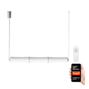 Immax NEO 07103L - LED Stmívatelný lustr na lanku BAMBOOS LED/45W/230V 135 cm Tuya + dálkové ovládání