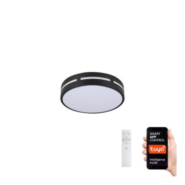 Immax NEO 07152-B30 - LED Stmívatelné stropní svítidlo NEO LITE PERFECTO LED/24W/230V Wi-Fi Tuya černá + dálkové ovládání