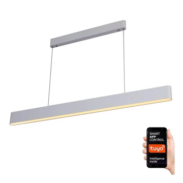 Immax NEO 07157-W120X - LED RGB+CCT Stmívatelný lustr na lanku MILANO LED/40W/230V Tuya bílá