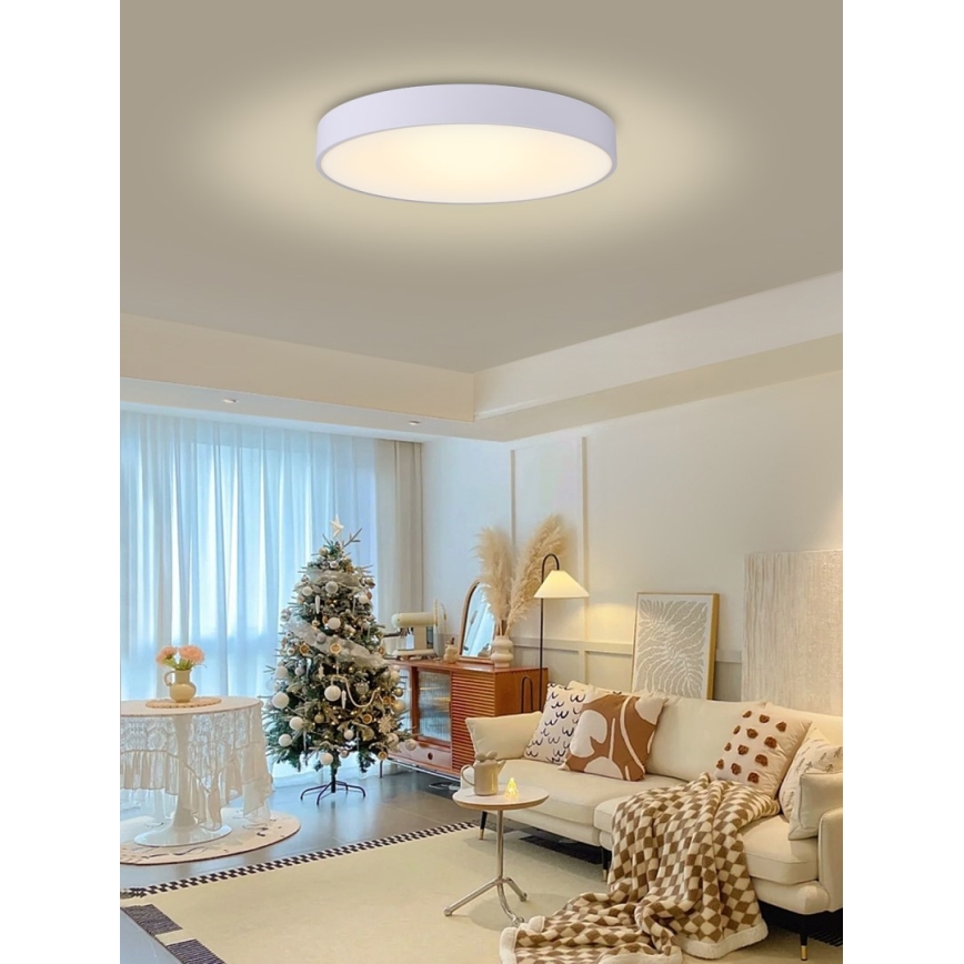 Immax NEO 07207L-LED Stmívatelné stropní svítidlo RONDATE 65W/230V 3000-6000K Tuya bílá + dálkové ovládání