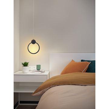 Immax NEO 07233L - LED Stmívatelný lustr na lanku NEO LITE OVALE LED/18W/230V Wi-Fi Tuya 2700-6500K + dálkové ovládání