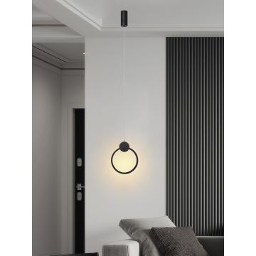 Immax NEO 07233L - LED Stmívatelný lustr na lanku NEO LITE OVALE LED/18W/230V Wi-Fi Tuya 2700-6500K + dálkové ovládání