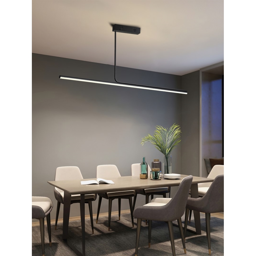 Immax NEO 07235L - LED Stmívatelný lustr na tyči NEO LITE ASTA LED/28W/230V Wi-Fi Tuya 2700-6500K + dálkové ovládání