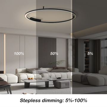 Immax NEO 07246-120 - LED Stmívatelné stropní svítidlo FINO LED/72W/230V 120 cm Tuya + dálkové ovládání