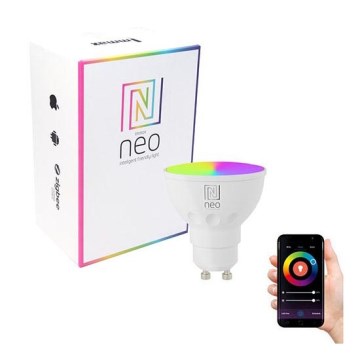 Immax NEO 07724L - LED RGB+CCT Stmívatelná žárovka GU10/6W/230V 2700K Wi-Fi Tuya