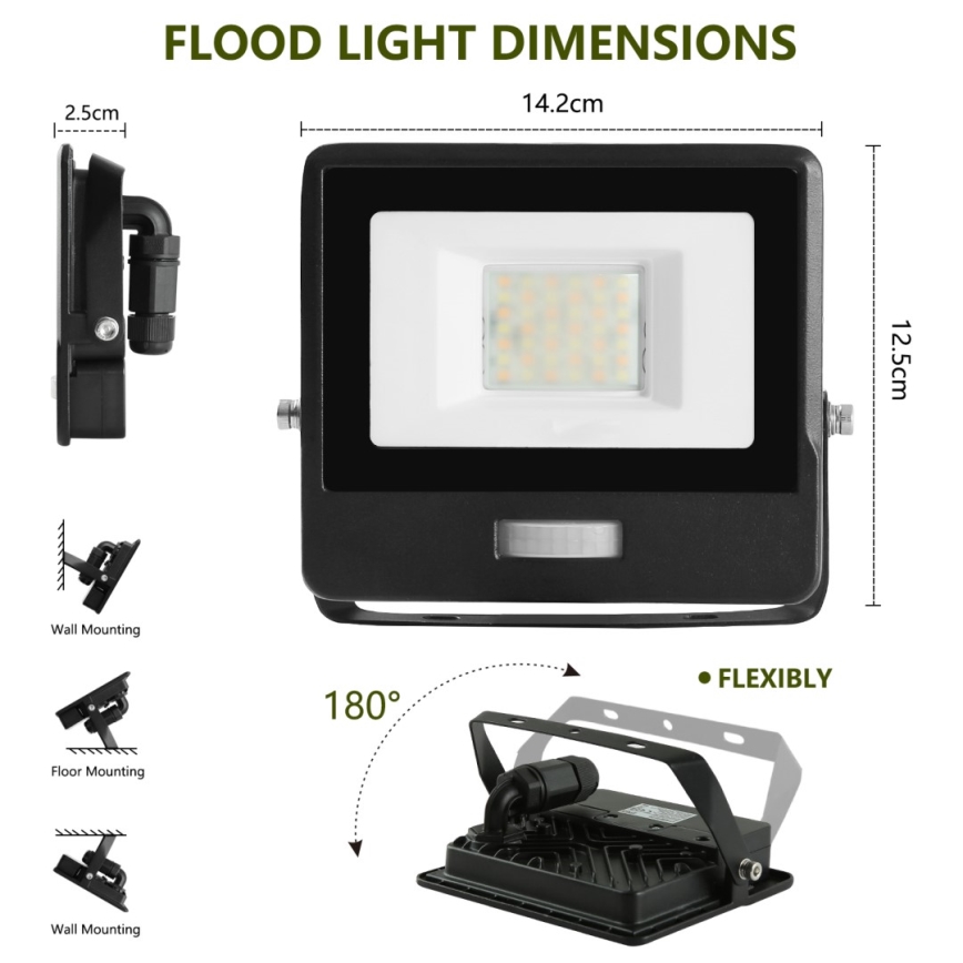 Immax NEO 07778L - LED Stmívatelný reflektor LED/20W/230V IP65 Wi-Fi Tuya