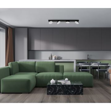 ITALUX - LED Bodové svítidlo CASTELIO 4xLED/5W/230V 4000K černá