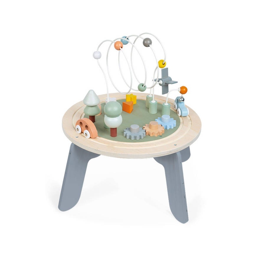 Janod - Dětský interaktivní stolek SWEET COCOON auta