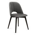 Jídelní židle BOVIO 86x48 cm šedá/buk