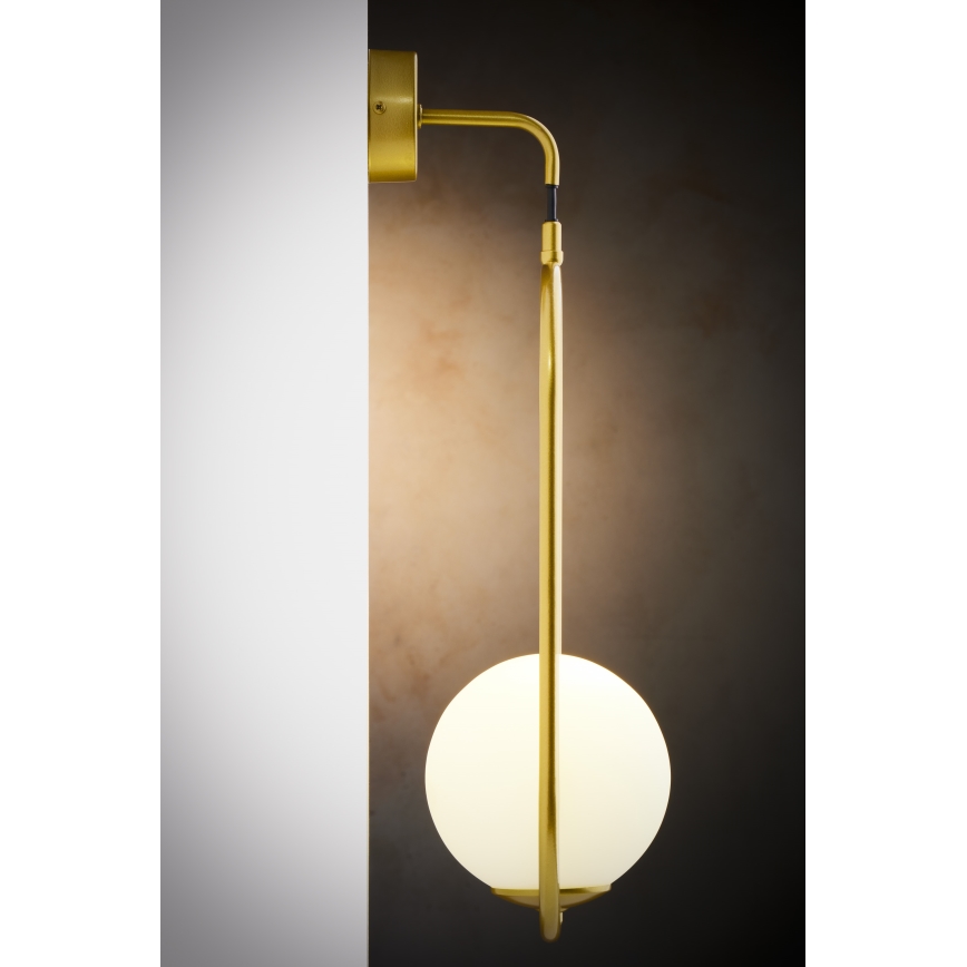 Jupiter 2043 - Nástěnná lampa IGON 1xE14/40W/230V zlatá