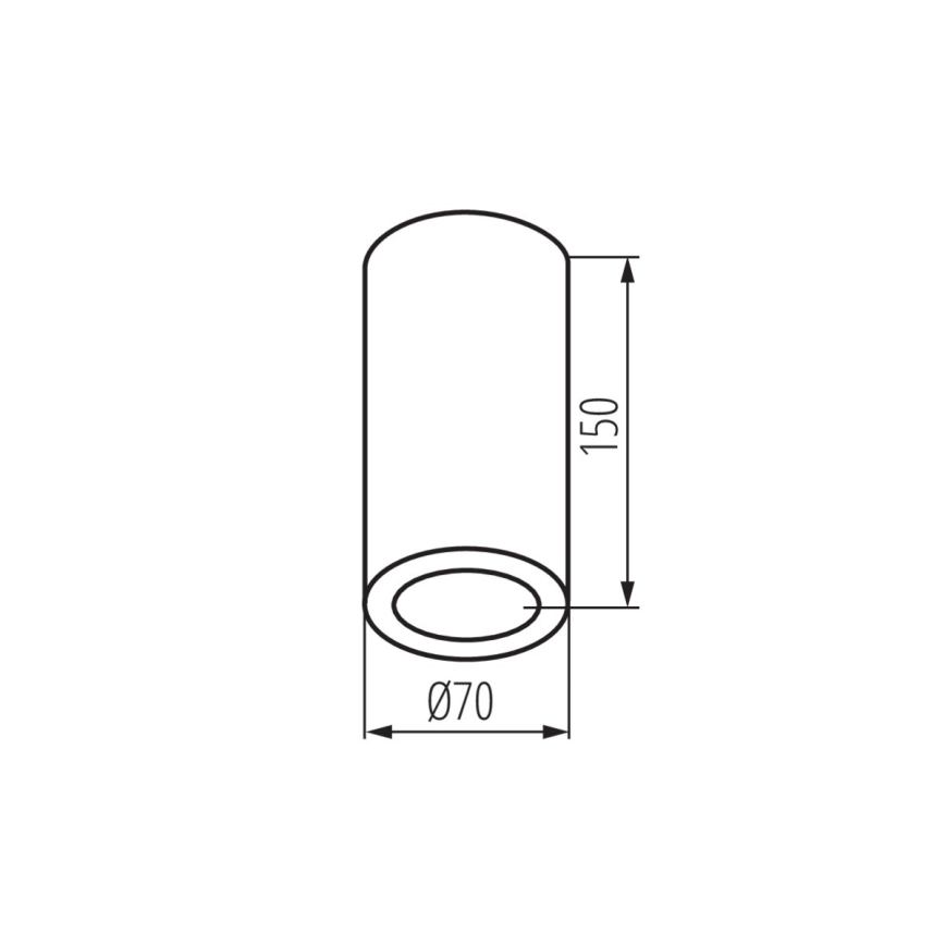 Koupelnové bodové svítidlo AQILO 1xE14/10W/230V IP65 bílá