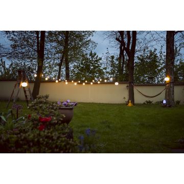 LED Venkovní dekorační řetěz GIRLANDA STONO 10xLED/10W/230V 6m IP67