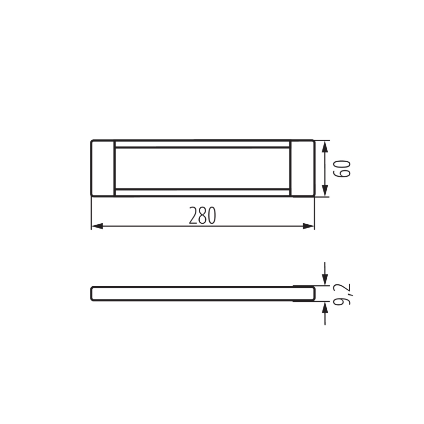 LED Stmívatelné osvětlení nábytku DAXA LED/5W/24V 3000/4000/5500K