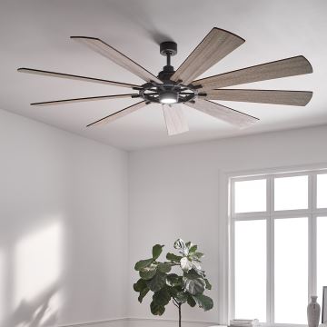 Kichler - LED Stmívatelný stropní ventilátor GENTRY LED/14W/230V pr. 216 cm + dálkové ovládání