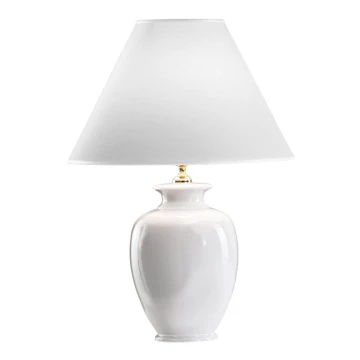 Kolarz 731.70W - Stolní lampa NONNA 1xE27/100W/230V bílá