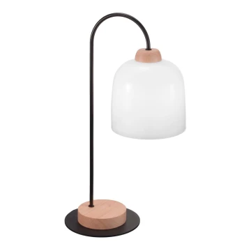 Kolarz A1352.71.W - Stolní lampa NONNA 1xE27/60W/230V dub/bílá