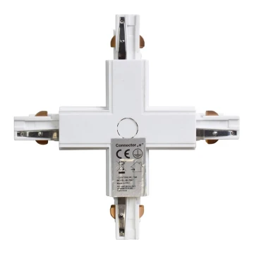 Konektor pro svítidla v lištovém systému 3-fázový TRACK bílá typ +