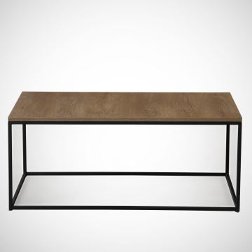 Konferenční stolek COSCO 43x95 cm hnědá/černá