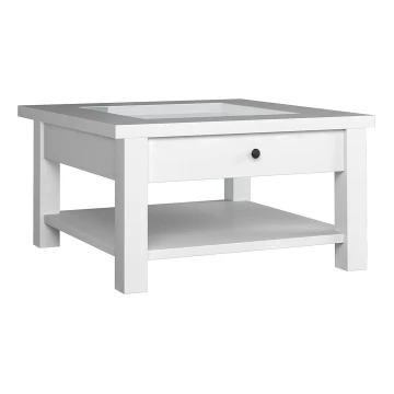 Konferenční stolek MARIME 54x93 cm bílá