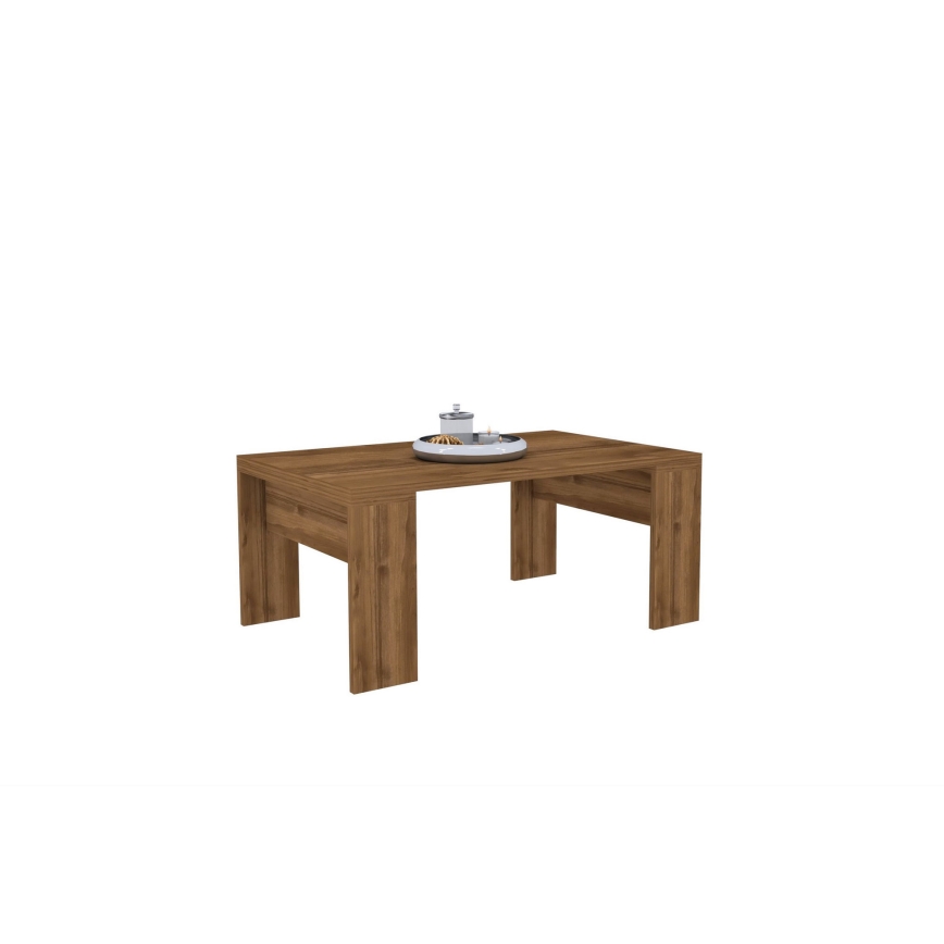 Konferenční stolek PRIDA 40x90 cm hnědá