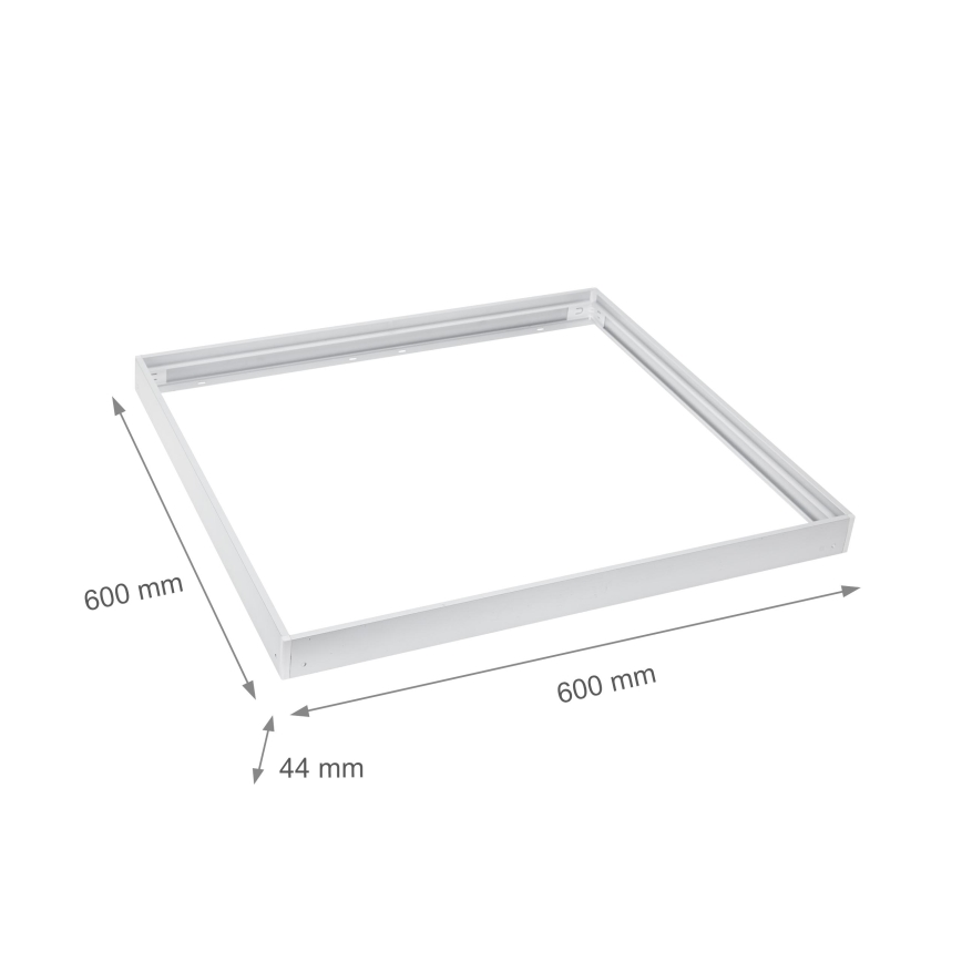 Kovový rám pro instalaci LED panelů 600x600 mm bílá