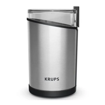 Krups - Elektrický mlýnek na kávu 85g FAST-TOUCH 200W/230V chrom