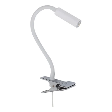 Lampa s klipem LAGOS 1xG9/6W/230V bílá