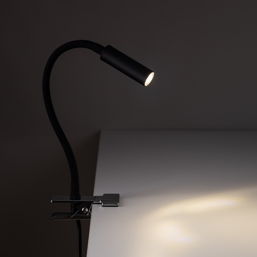 Lampa s klipem LAGOS 1xG9/6W/230V černá