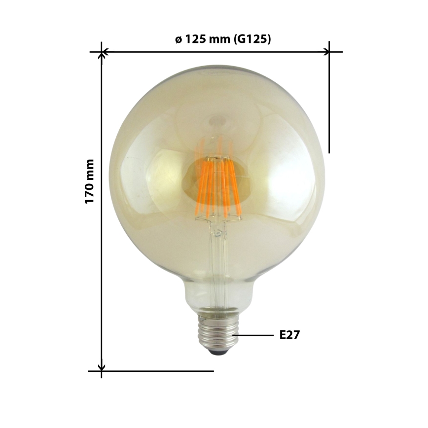 LED Dekorační žárovka FILAMENT E27/10W/230V