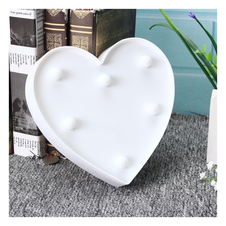 LED Dekorativní svítidlo HEART LED/2xAA