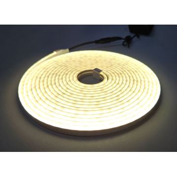 LED Flexibilní pásek NEON LED/10W/230V 5 m IP65 bílá